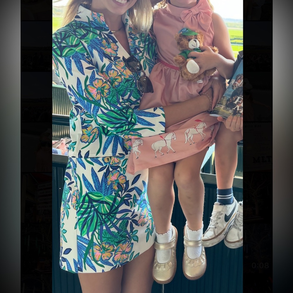 Tropical Leaf Lily Pulitzer UPF 50+ dress